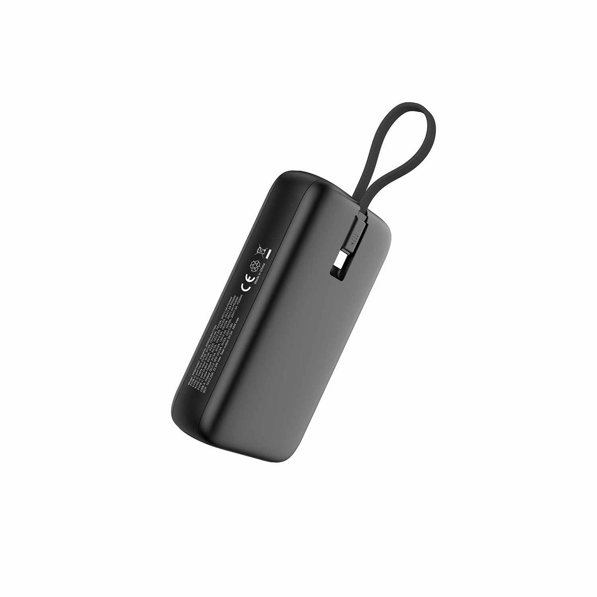 BEPB20KBK1 PowerFlex 20KPD 30W Power Bank w/Built-In USB-C Cable