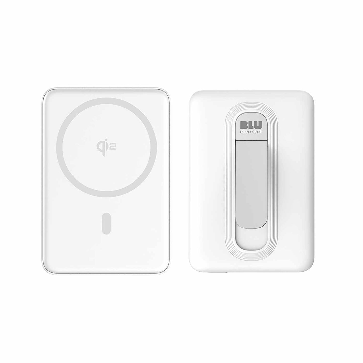 BEPBQi25KWH Qi2 SLIM Wireless Power Bank with Kickstand 5K White