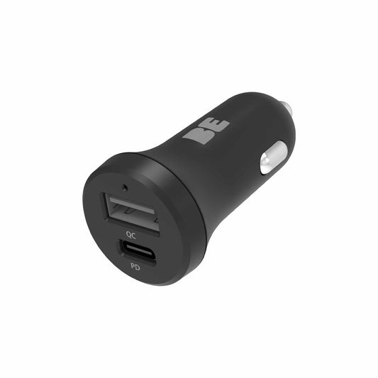 BECCDP30WBL 30W Dual Port PD Car Charger with PPS Black