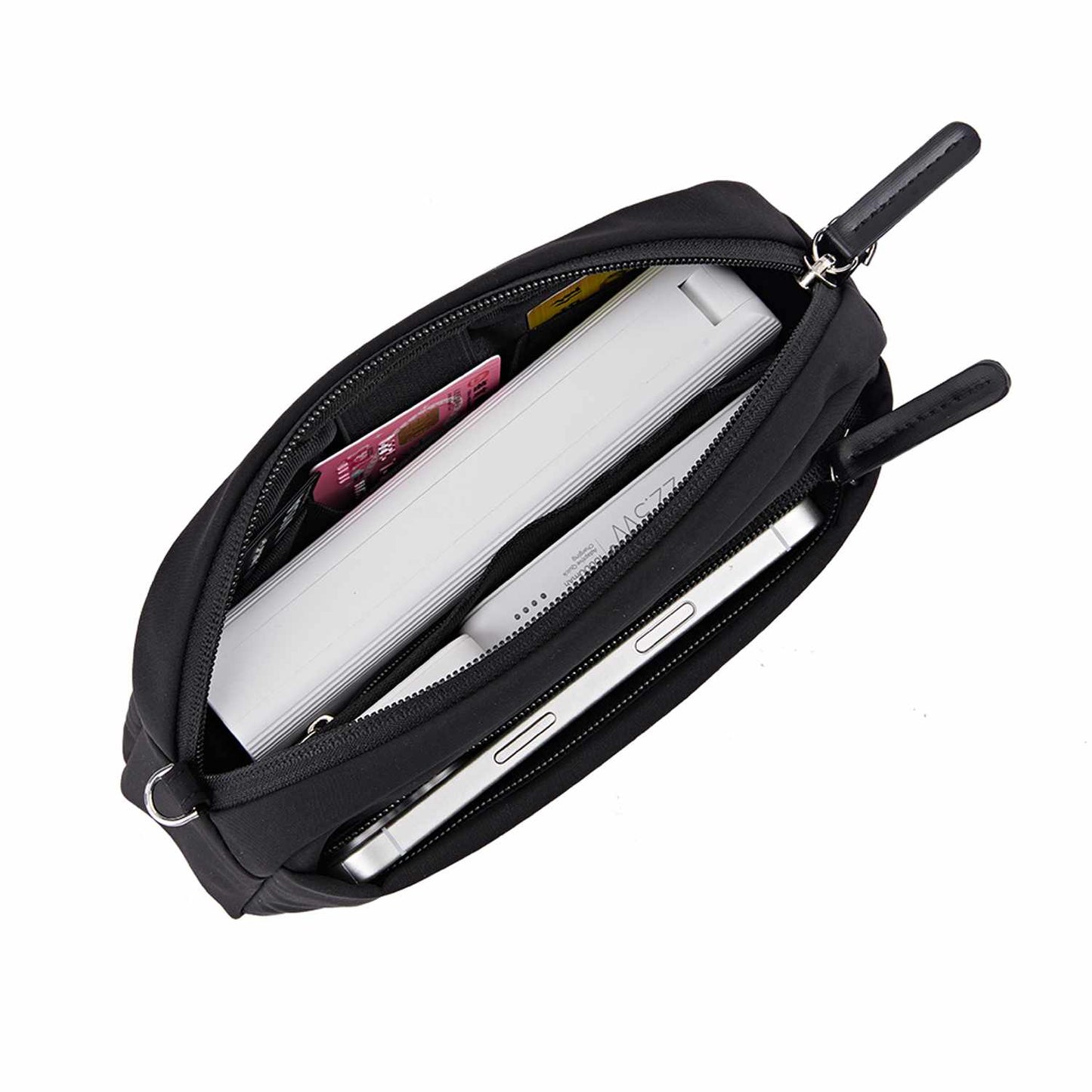 BETRPTECHO Travel Pouch Tech Organizer Black