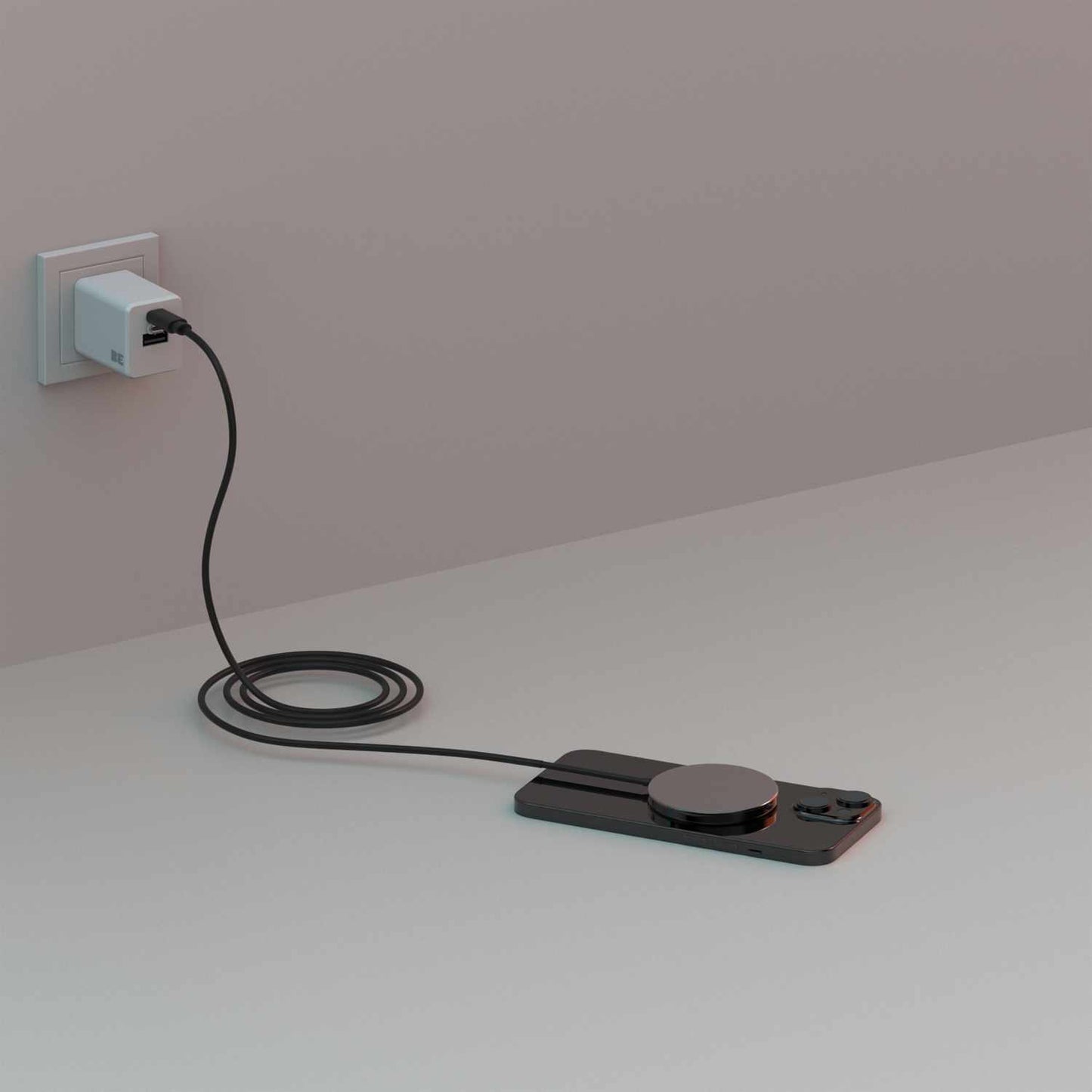 BEWCL424 MagSafe Wireless Charger 15W w/USB-C Cable 4ft Black