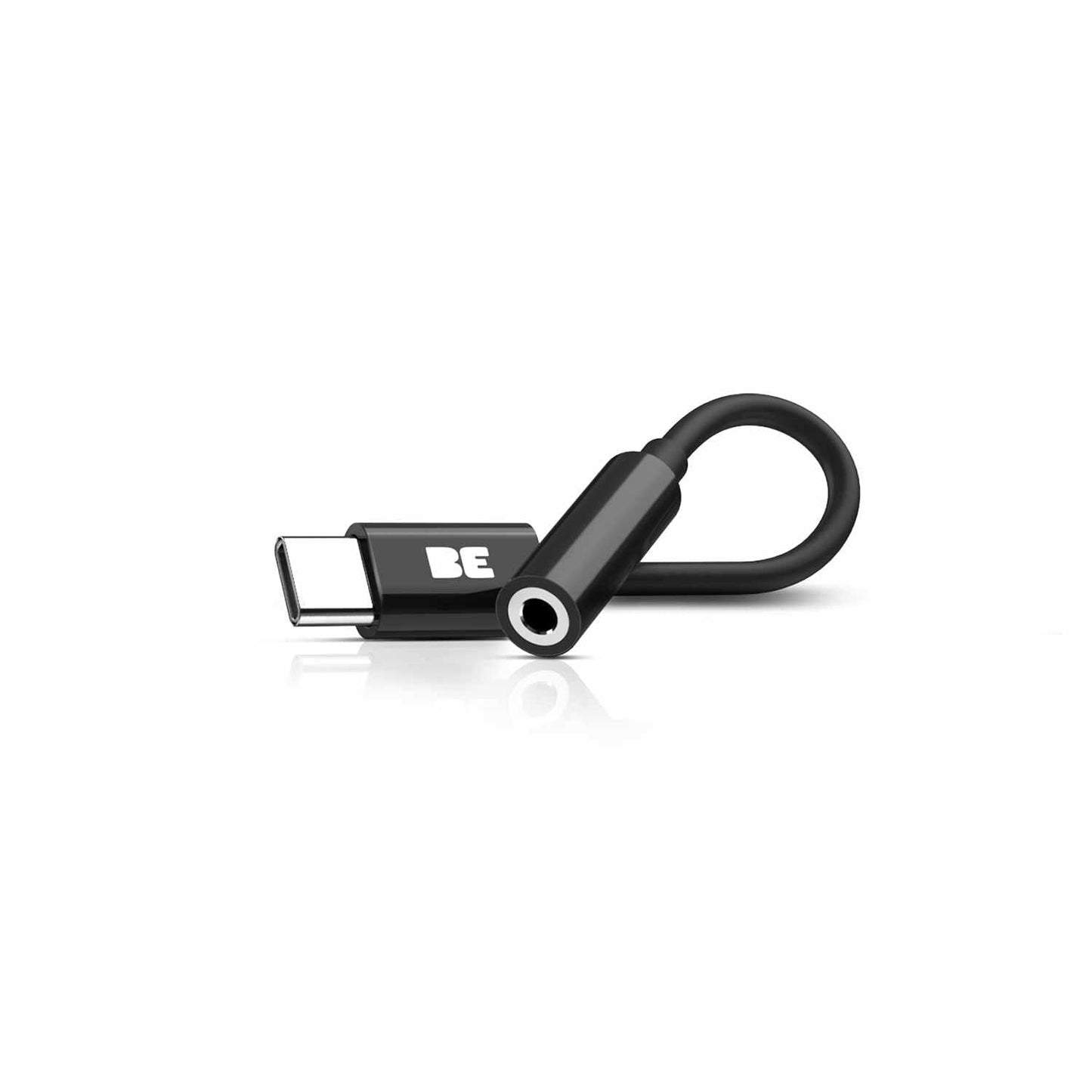 BEUSBCAUB USB-C to 3.5mm Headphone Jack Adapter Black Adapters Blu Element 