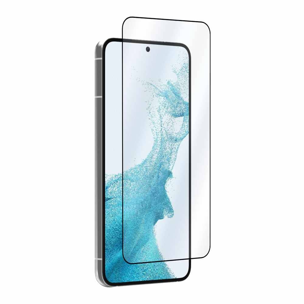 Premium Tempered Glass Screen Protector Fingerprint Compatible Includes Installation Kit for Samsung Galaxy S23 Screen Protectors Blu Element 