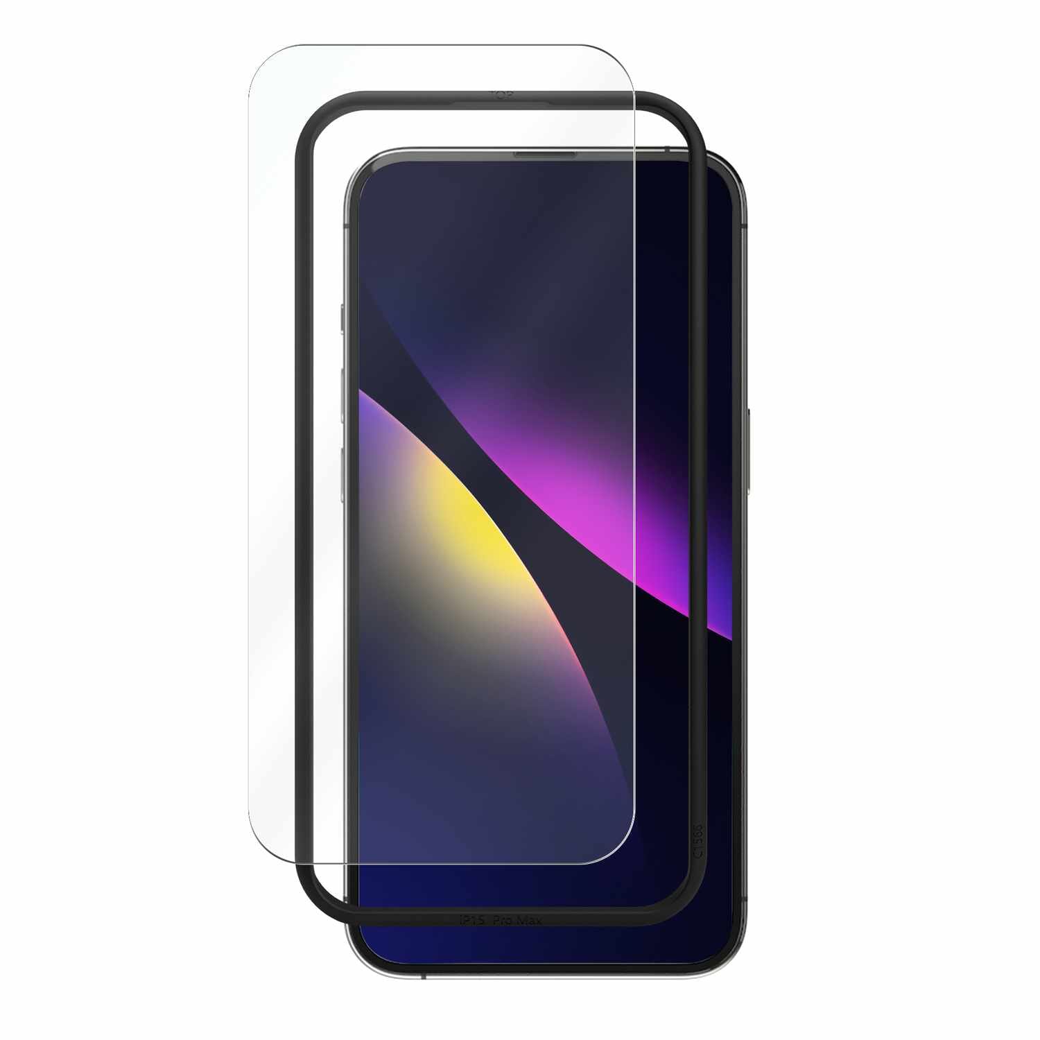 BESP15TIK Tempered Glass Installation Kit iPhone 15 Screen Protectors Blu Element 