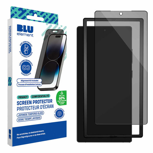GreenGlass Privacy Screen Protector with Installation Kit for Samsung Galaxy S25 Ultra