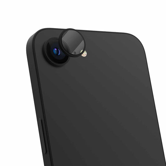BELPIPSE4 Aluminum 1 by 1 Lens Protector iPhone 17e/16e Black
