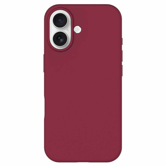 BESMG175 Silicone MagSafe Case iPhone 17 Cranberry