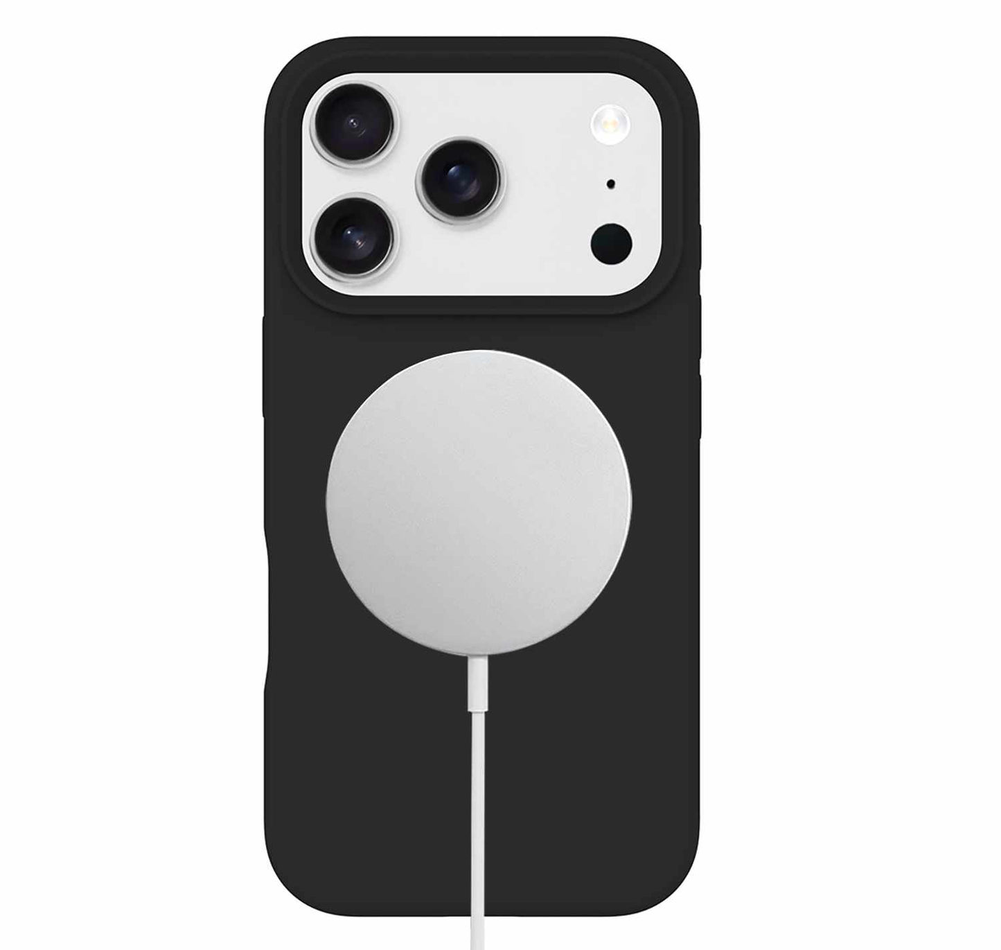 BESMG17PRM3 Silicone MagSafe Case iPhone 17 Pro Max Black