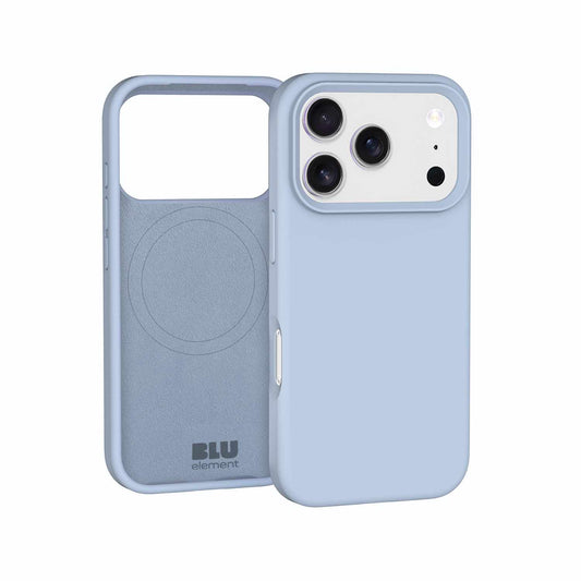 BESMG17PRM4 Silicone MagSafe Case iPhone 17 Pro Max Pastel Blue