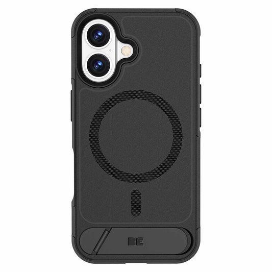 BEARUT16K Armour Ultra MagSafe w/Kickstand Case iPhone 16 Black