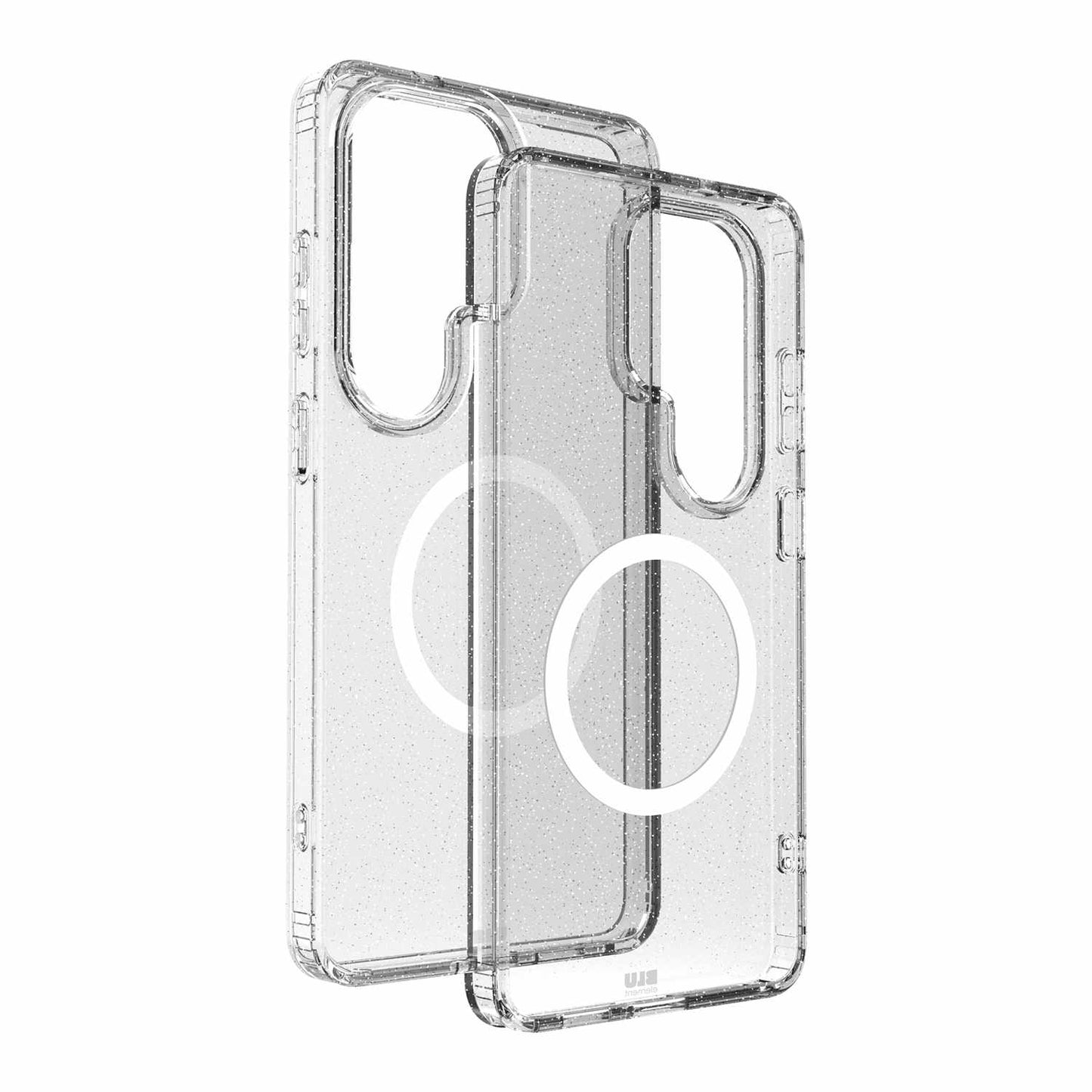 BEDZGLS263 Dropzone Rugged Glitter Case w/Magnets Galaxy S26 Ultra Clear