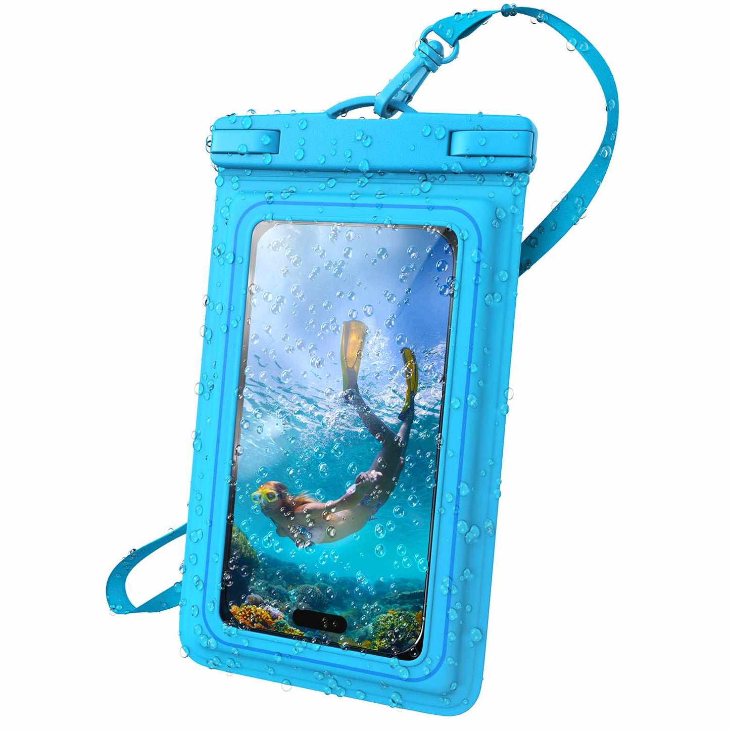 BEWPC26CADA Waterproof Floating Pouch Aqua Blue