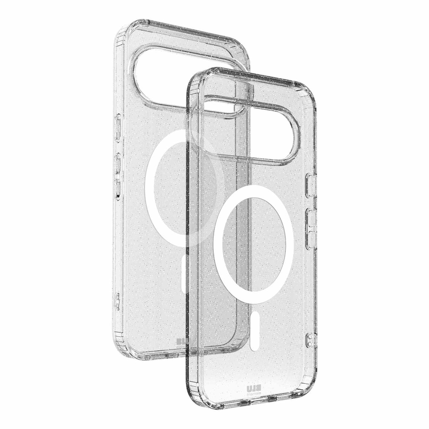 BEPIXDZRG262 Dropzone Rugged Glitter Case w/Magnets Pixel 11 Pro XL Clear