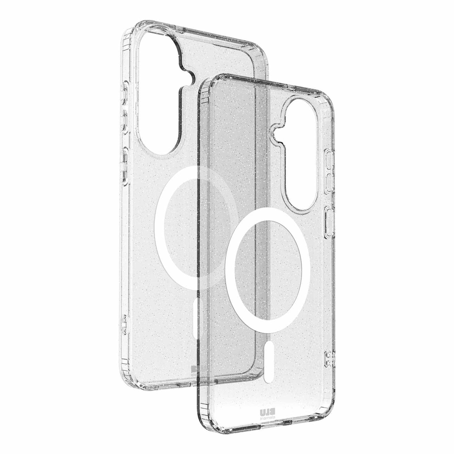 BECK26SDZGL1 Dropzone Rugged Glitter Case w/Magnets Galaxy S26 FE/S25 FE Clear