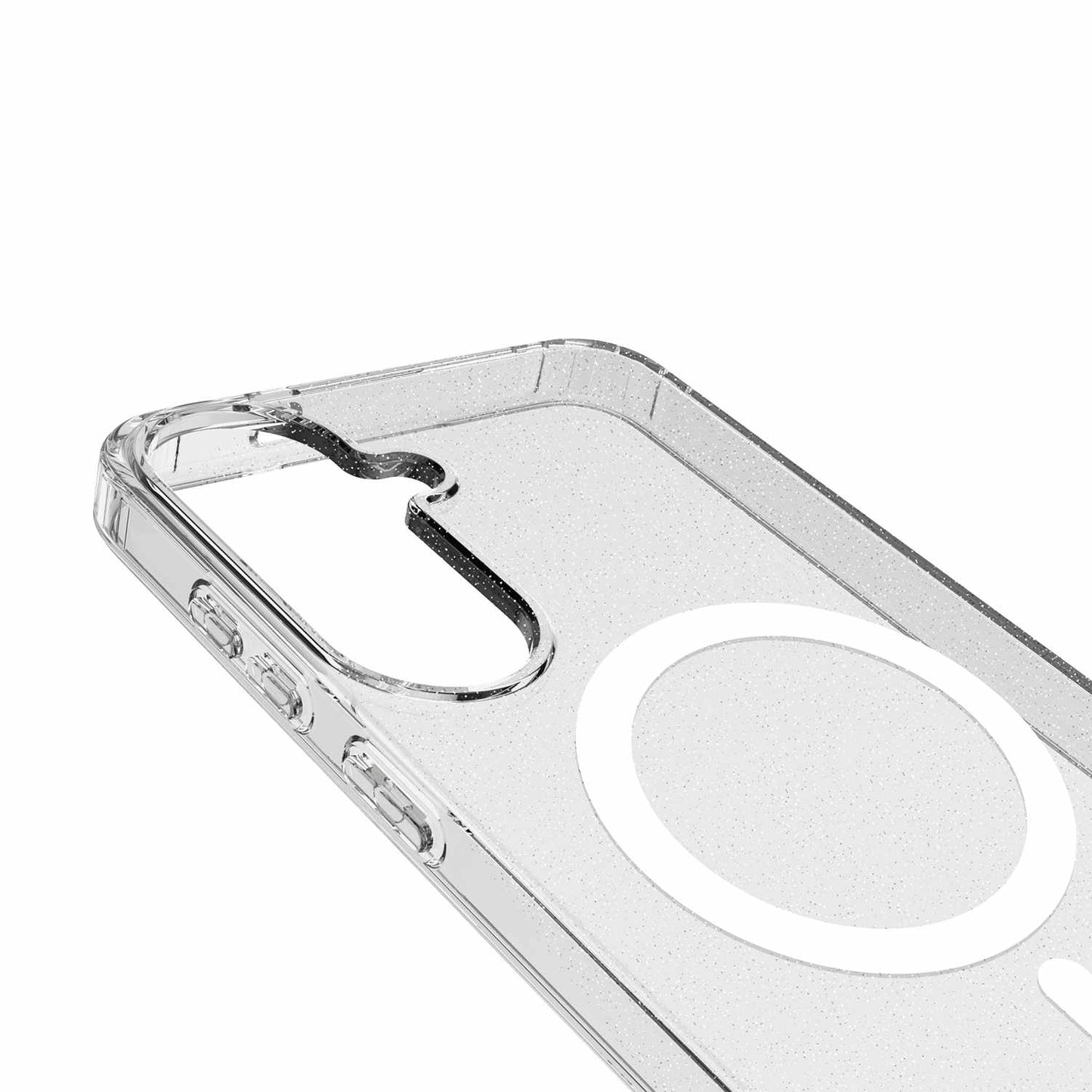 BECK26SDZGL1 Dropzone Rugged Glitter Case w/Magnets Galaxy S26 FE/S25 FE Clear
