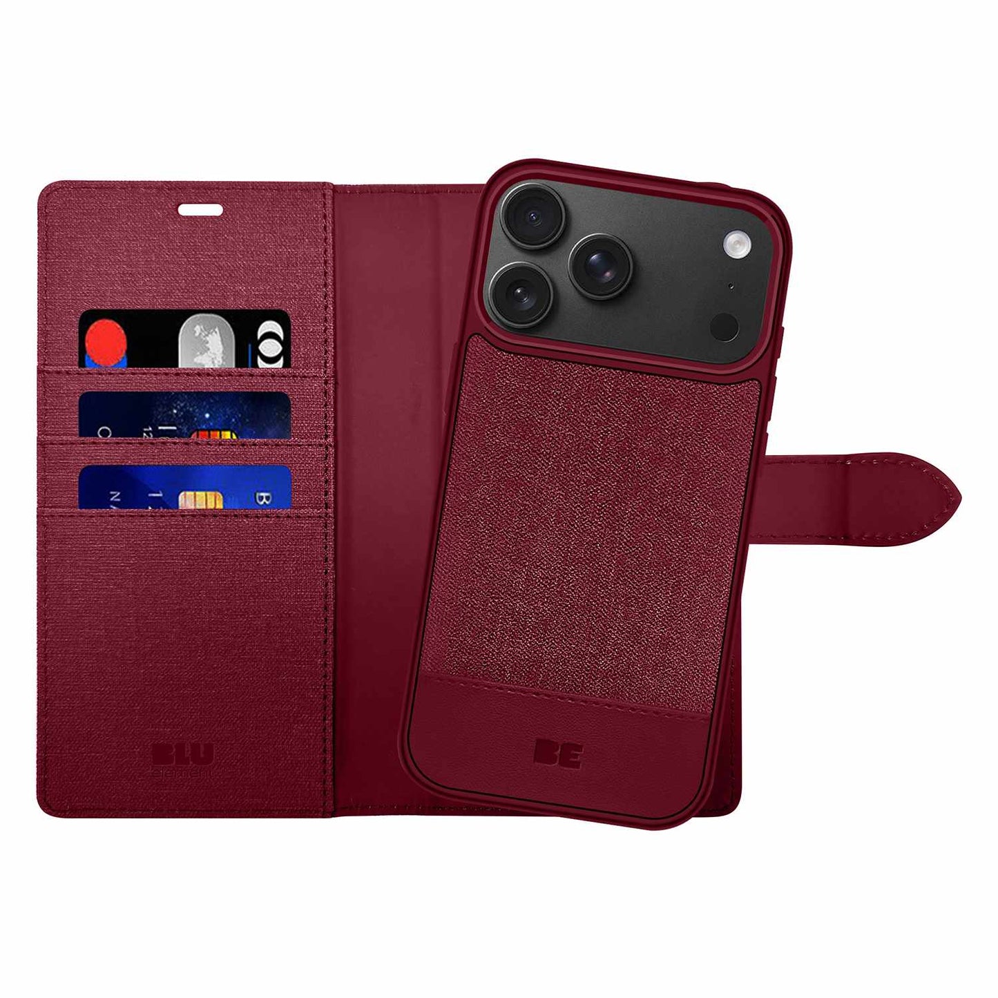 BEF218PRB Folio 2-in-1 Case iPhone 18 Pro Max/iPhone 17 Pro Max Burgundy