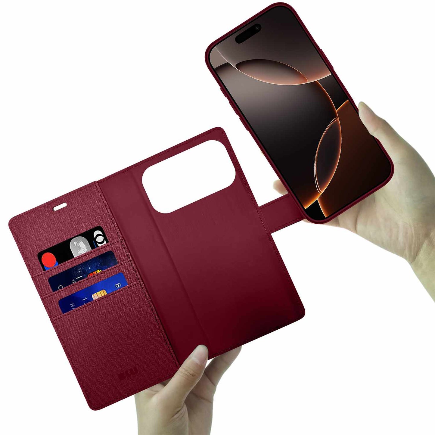 BEF218PRB Folio 2-in-1 Case iPhone 18 Pro Max/iPhone 17 Pro Max Burgundy
