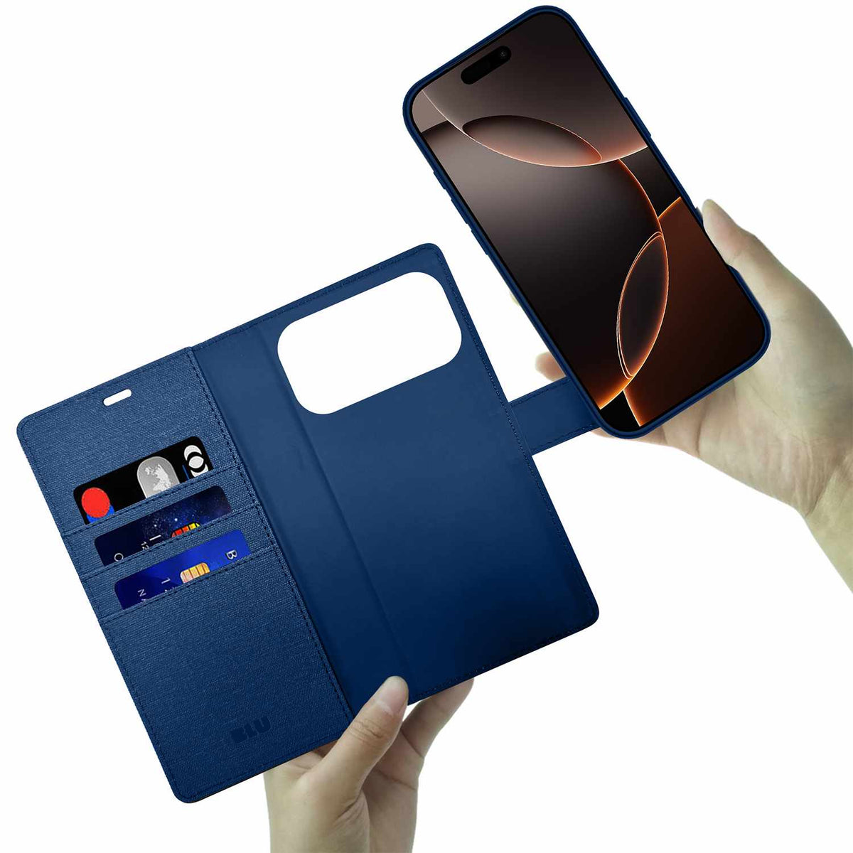 BEF218PRT Folio 2-in-1 Case iPhone 18 Pro Max/iPhone 17 Pro Max Lazuli Blue