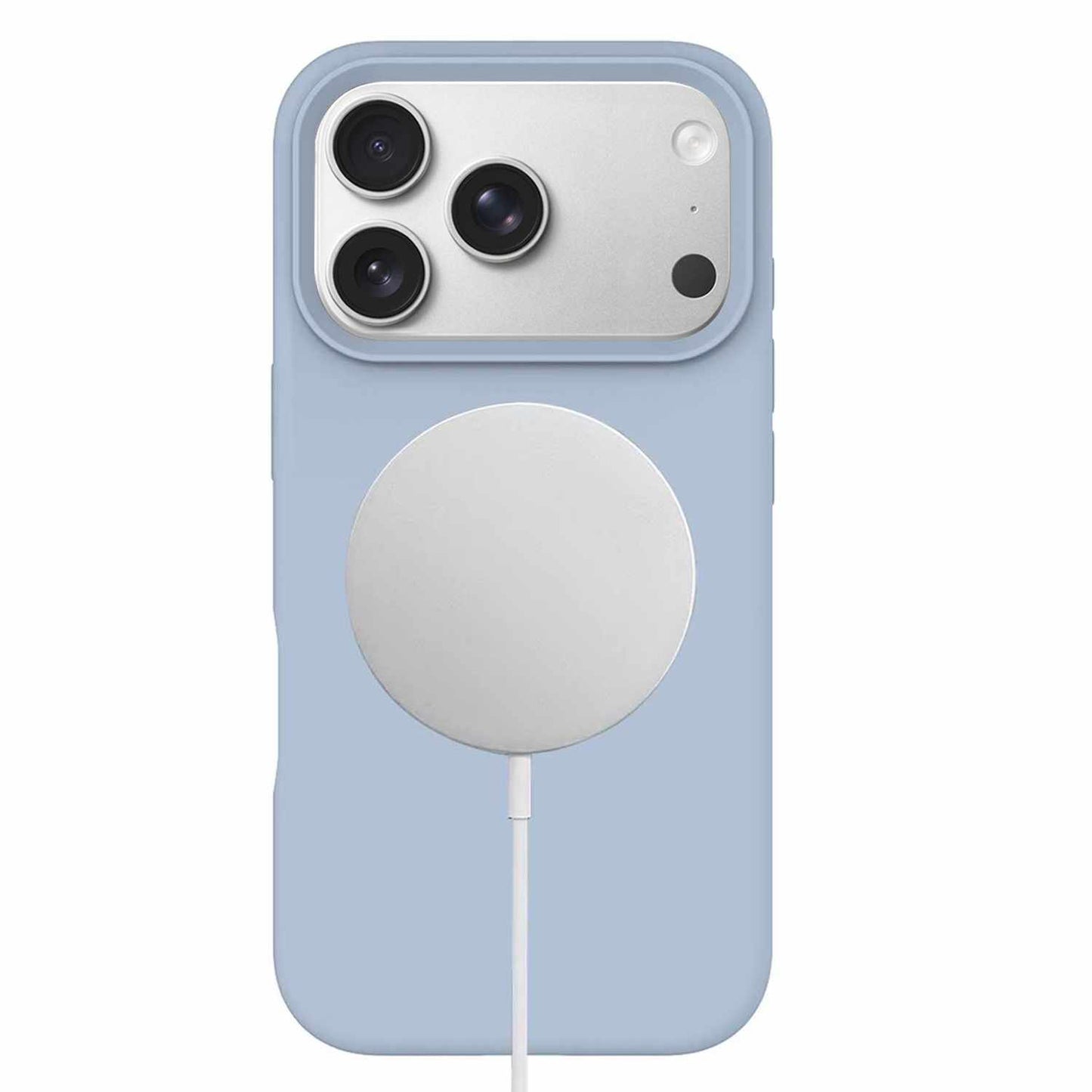 BESMG18PR3 Silicone MagSafe Case iPhone 18 Pro/iPhone 17 Pro Pastel Blue
