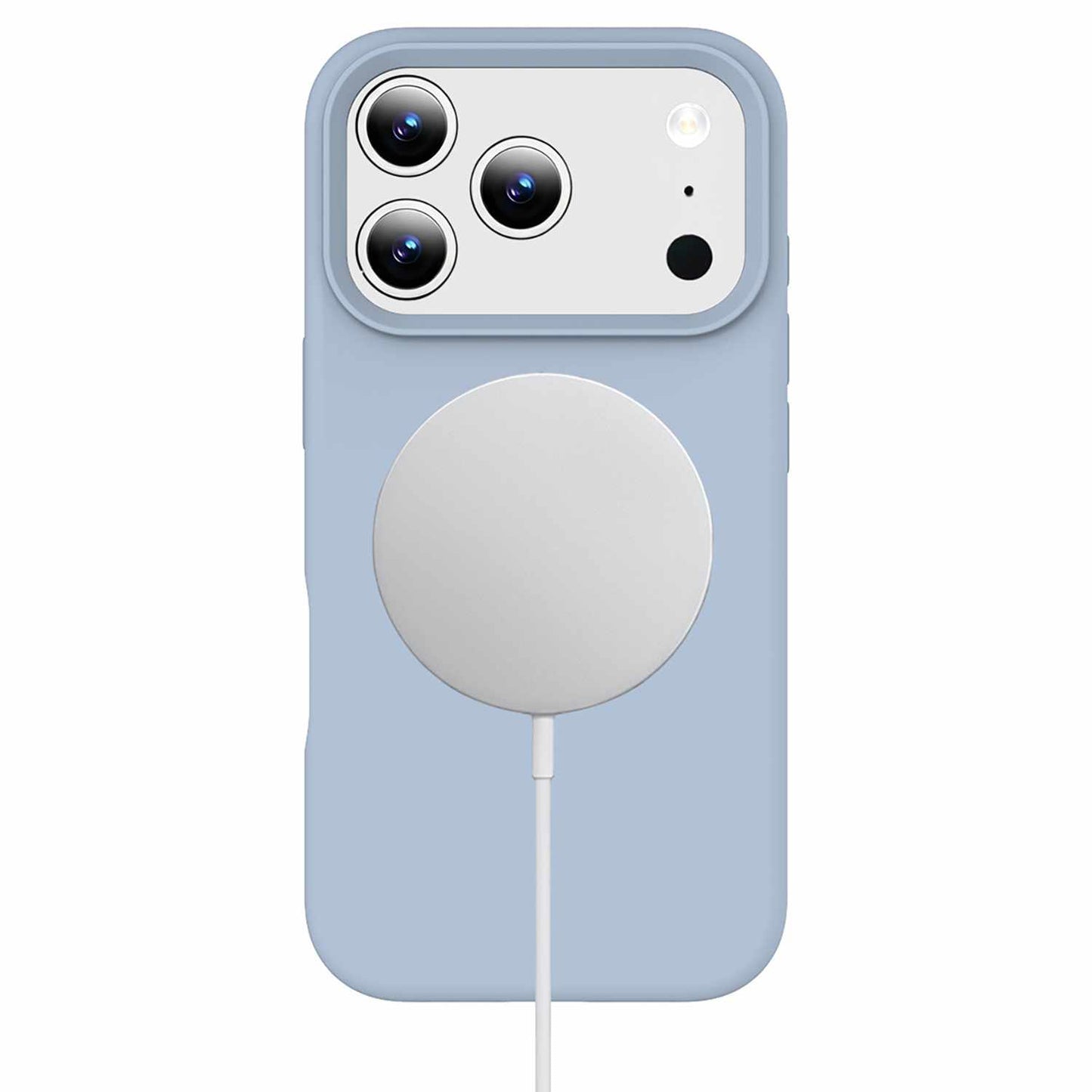 BESMG18PR4 Silicone MagSafe Case iPhone 18 Pro Max/iPhone 17 Pro Max Pastel Blue