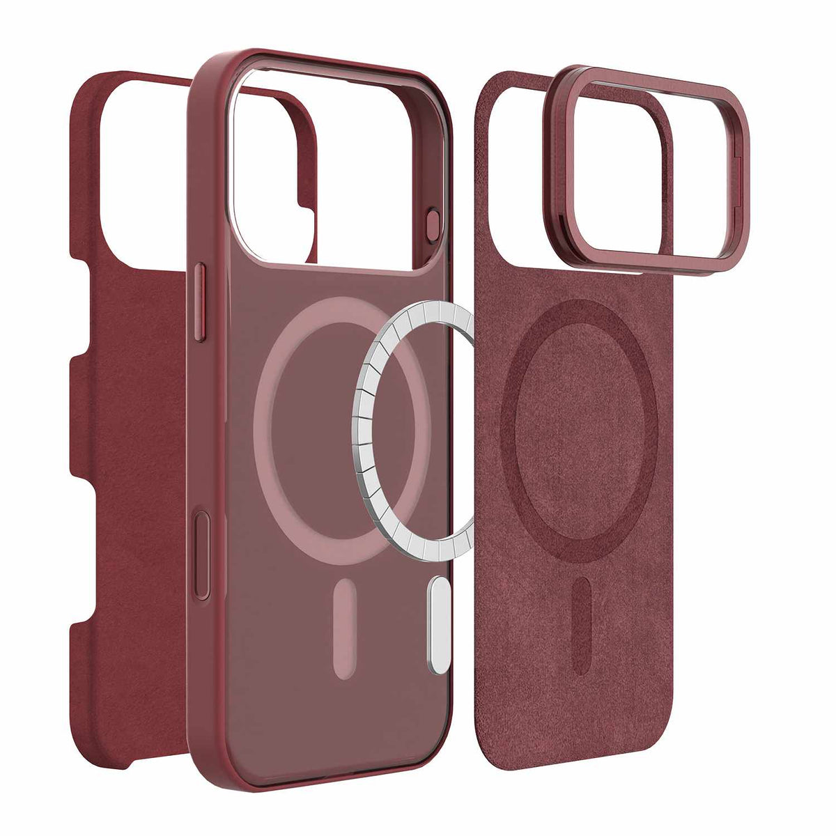 BEURBEBUR183 Urban Edge Kick MagSafe Case iPhone 18 Pro/iPhone 17 Pro Burgundy