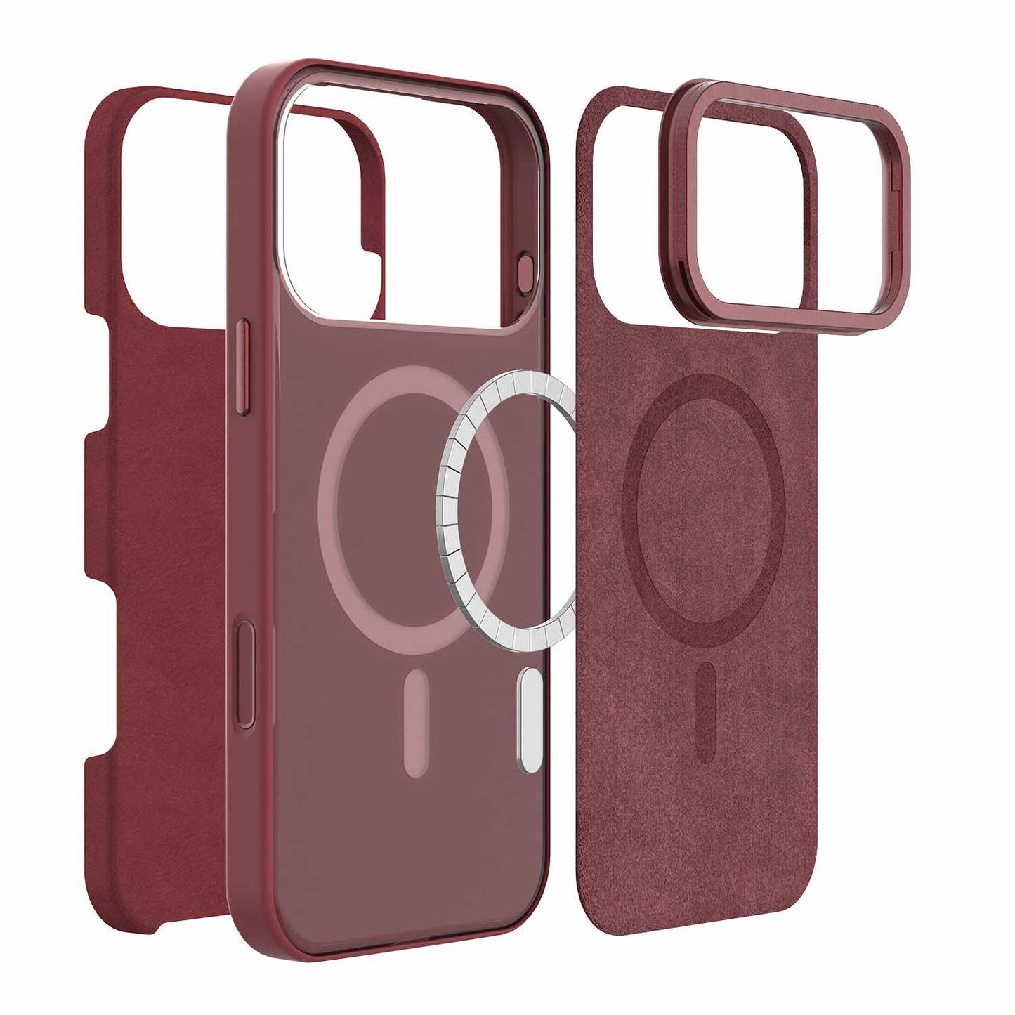 BEURBEBUR184 Urban Edge Kick MagSafe Case iPhone 18 Pro Max/iPhone 17 Pro Max Burgundy