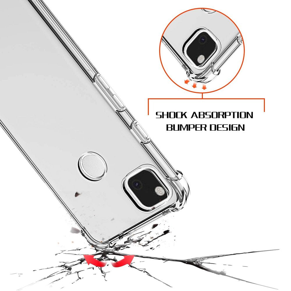 DropZone Rugged Case Clear for Google Pixel 4a