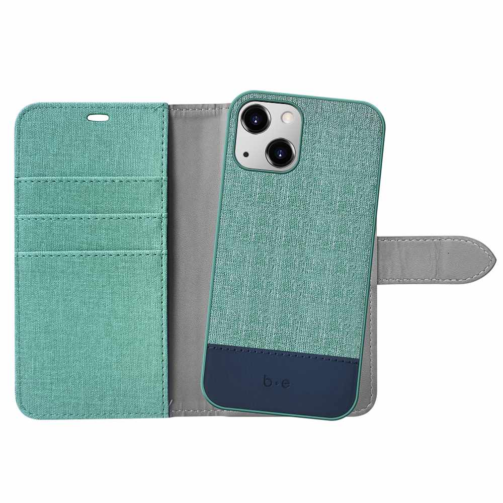 2 in 1 Folio Case Teal Navy for iPhone 13