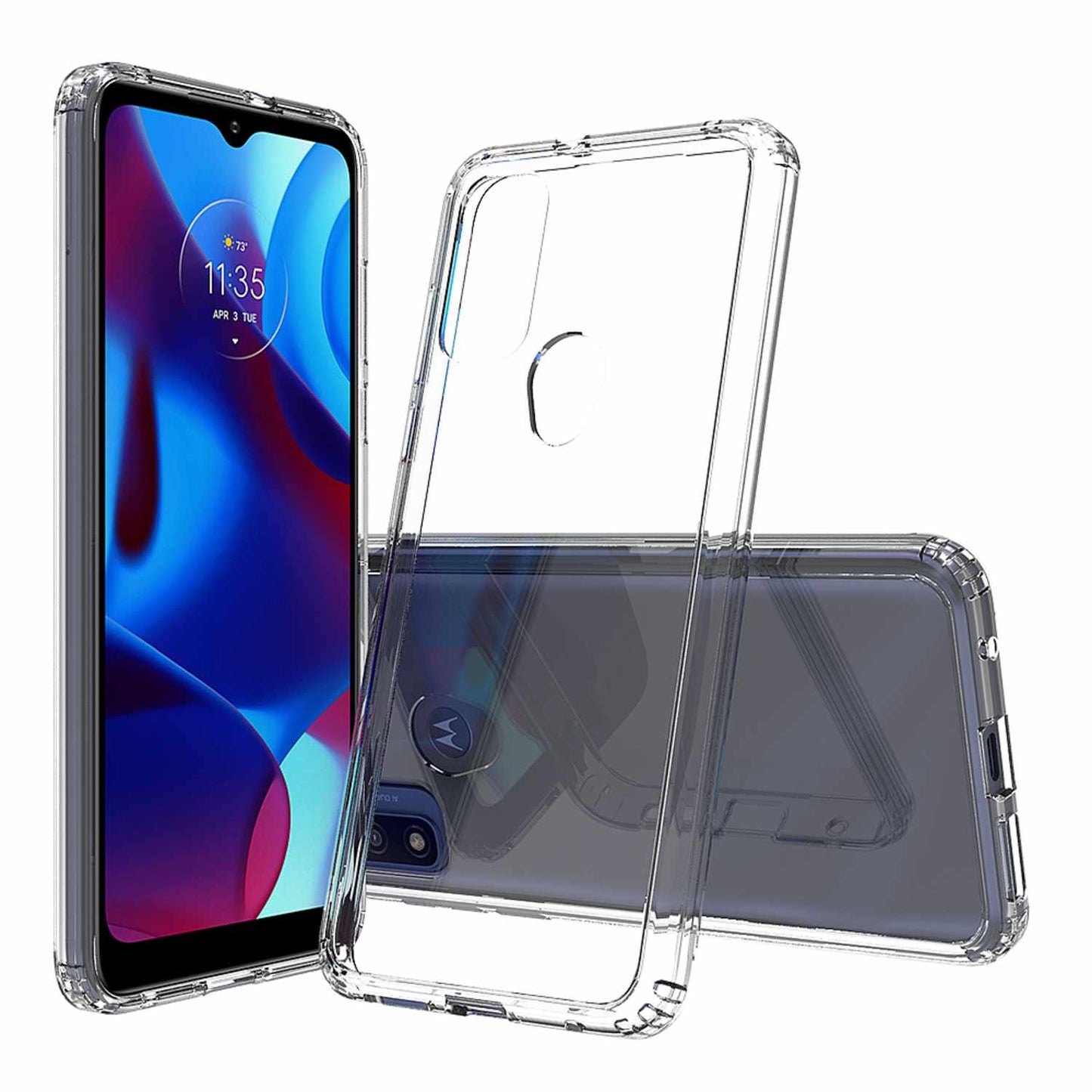 BEDMGP70C DropZone Rugged Case Moto G Play 2023/G Pure 2021 Clear