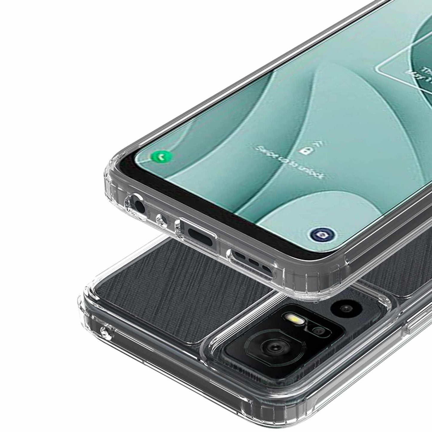 DropZone Rugged Case Clear for TCL 40 XE 5G