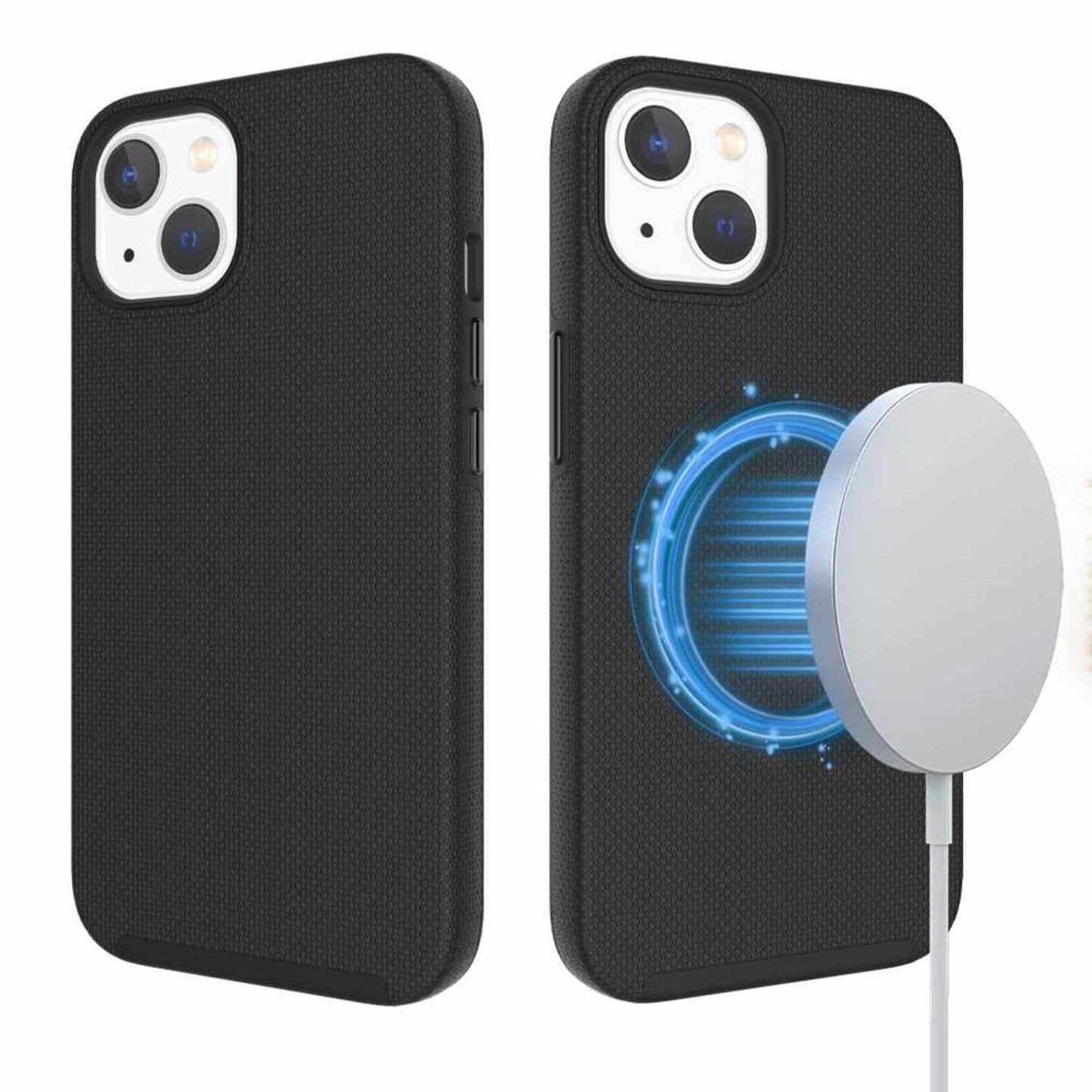 Armour Rugged with MagSafe Case Black for iPhone 15/14/13 Cases Blu Element 
