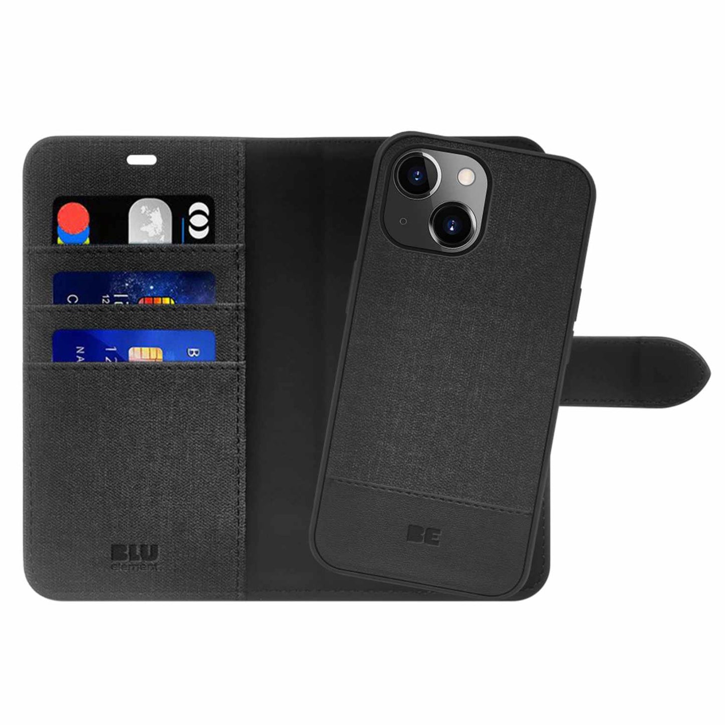 BE2I1FIP15B Folio 2-in-1 Case iPhone 17e/16e/15/14/13 Black