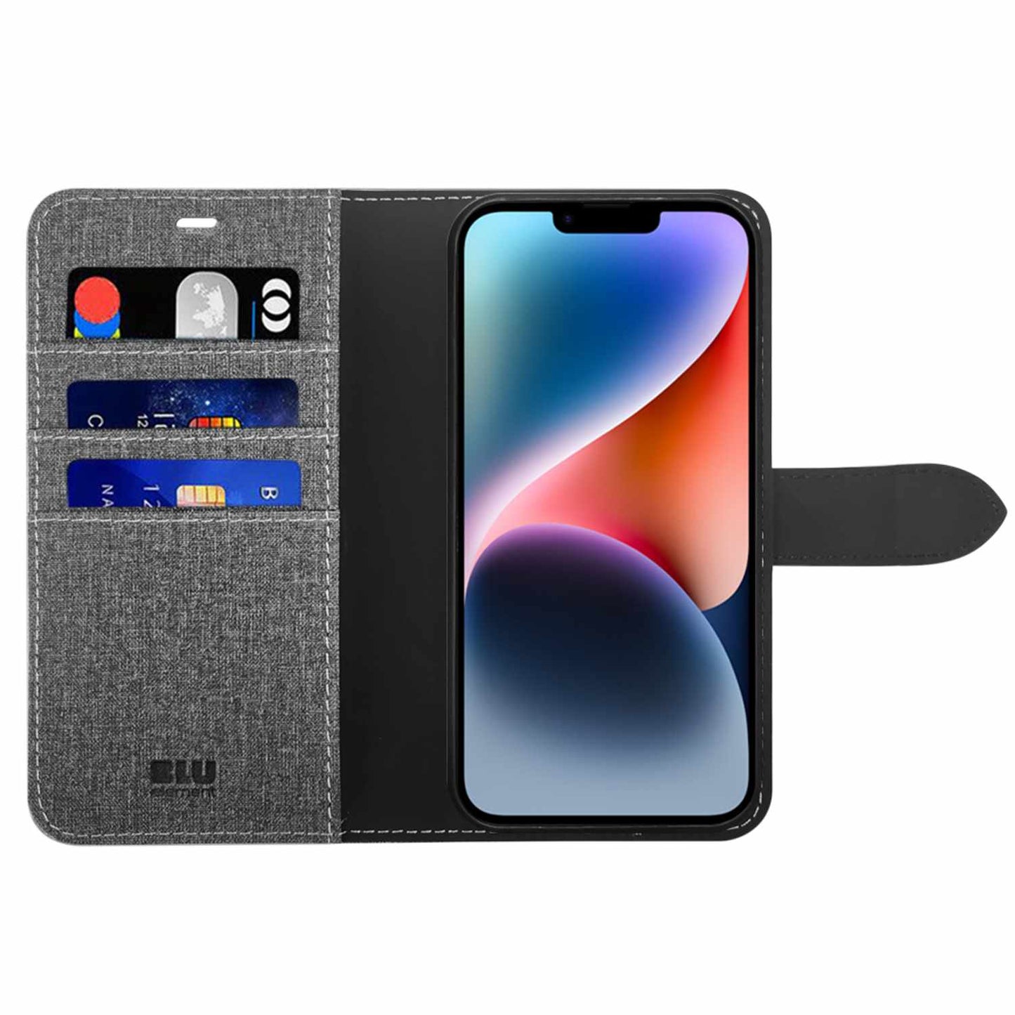 BE2I1FIP15G Folio 2-in-1 Case iPhone 16e/15/14/13 Gravity Grey