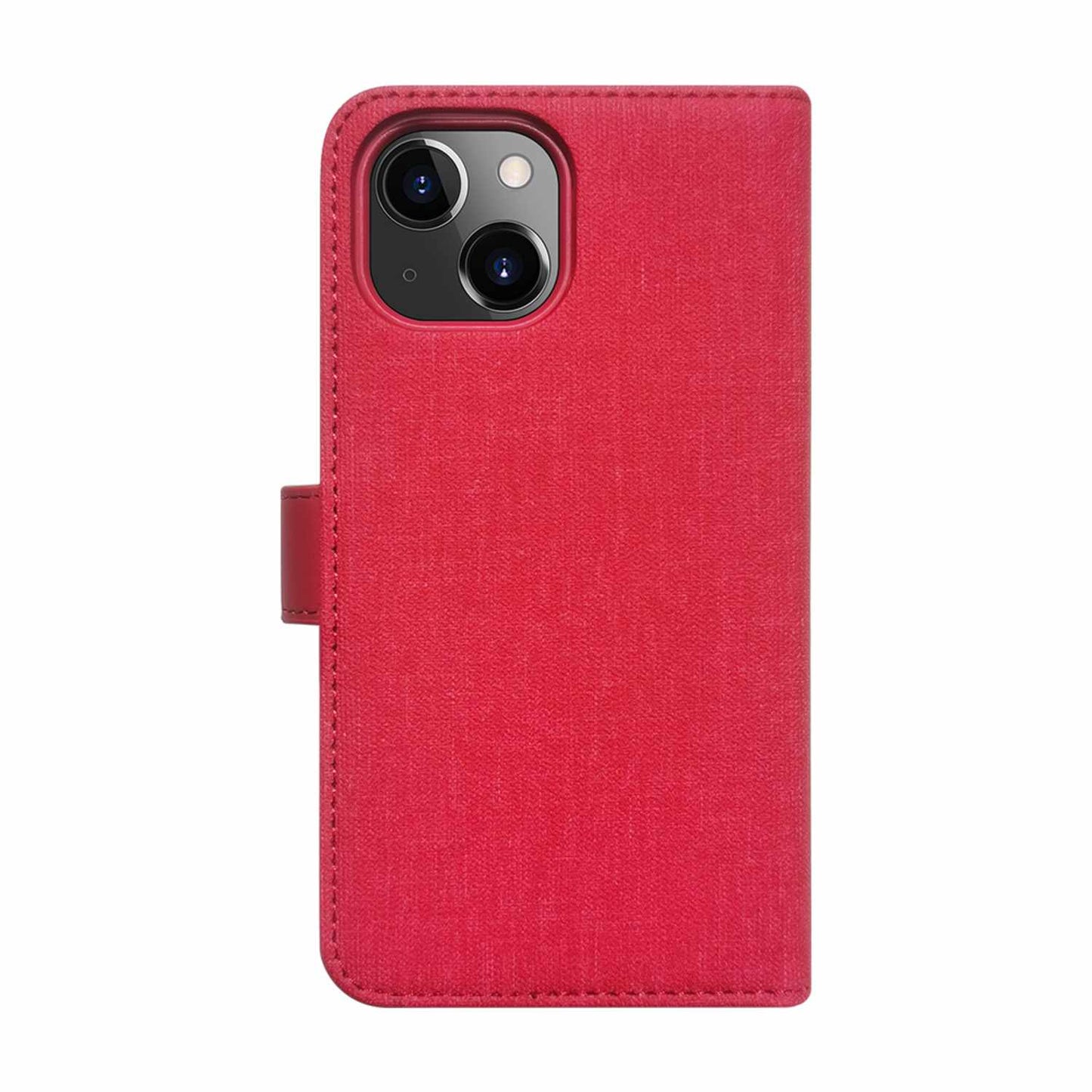 BE2I1FIP15R Folio 2-in-1 Case iPhone 17e/16e/15/14/13 Dark Red