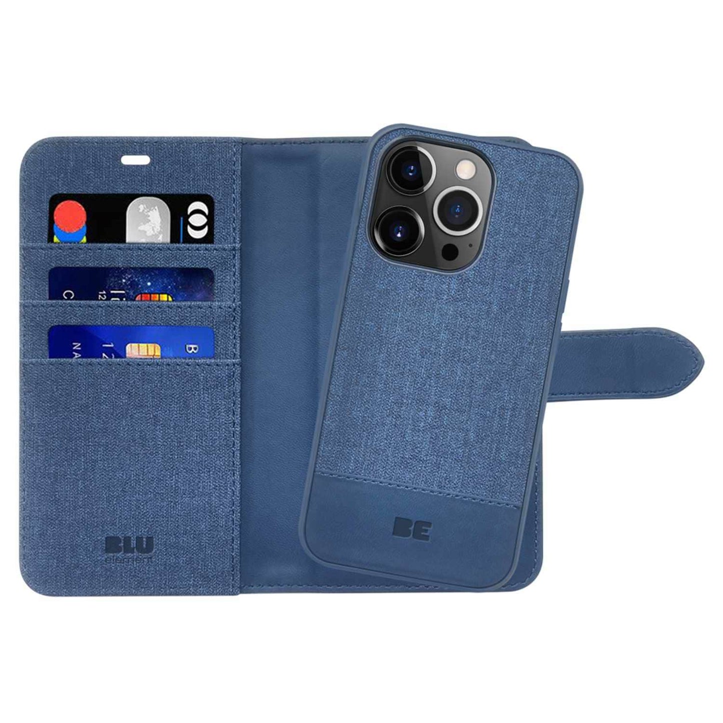 Folio 2 in 1 Case with MagSafe Lazuli Blue for iPhone 15 Pro