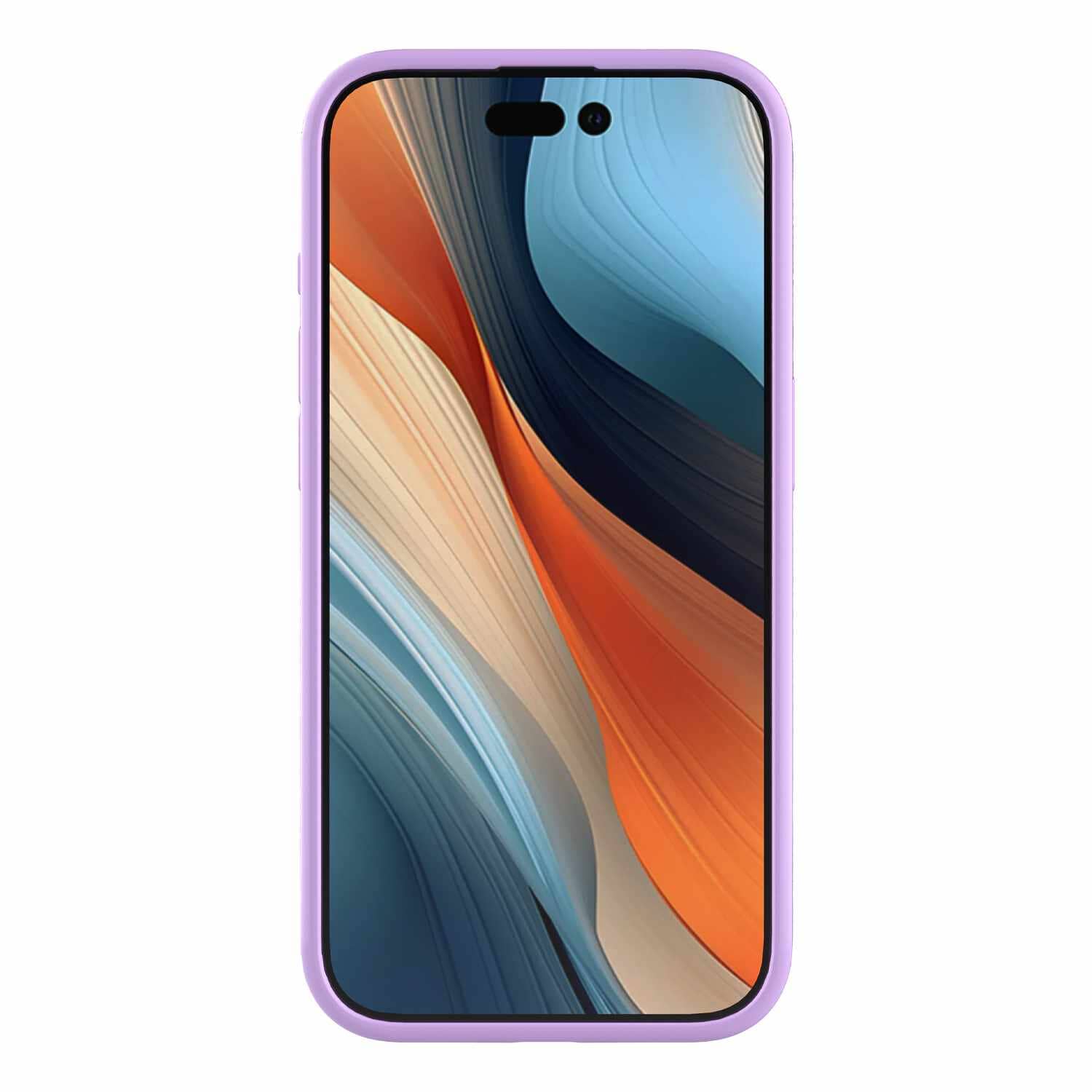 Premium Gel Skin Case Lavender for iPhone 15 Pro Cases Blu Element 