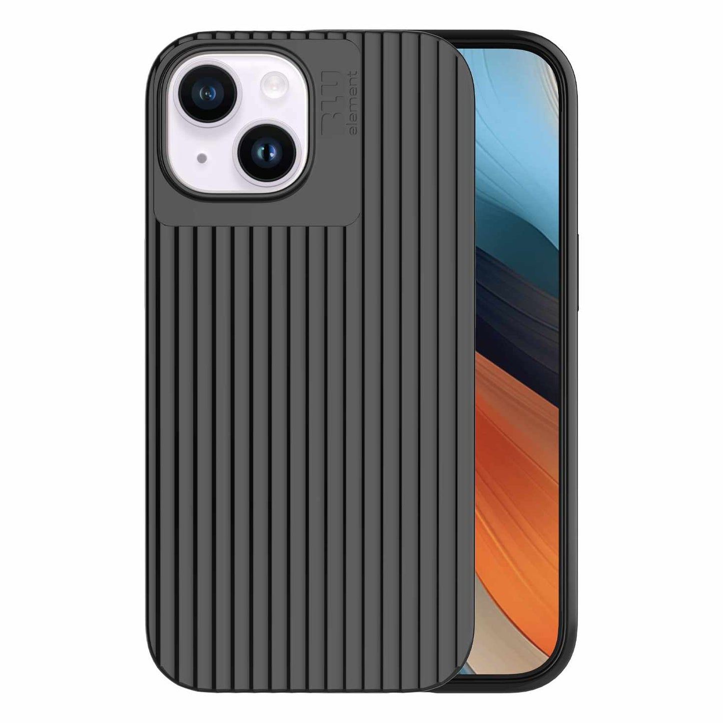 Premium Gel Skin Case Black for iPhone 15 Plus/14 Plus