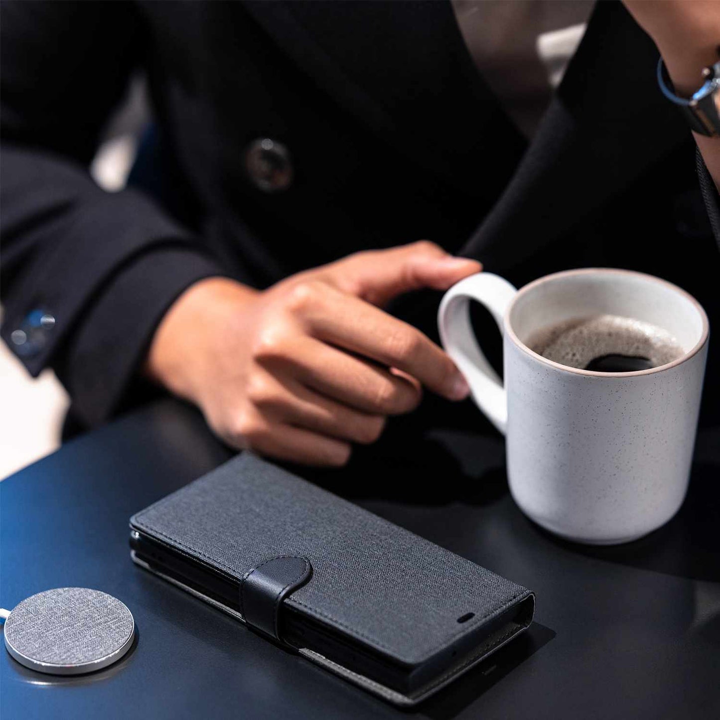 BEFS24FEBBN Folio 2 in 1 Case Galaxy S24 Black