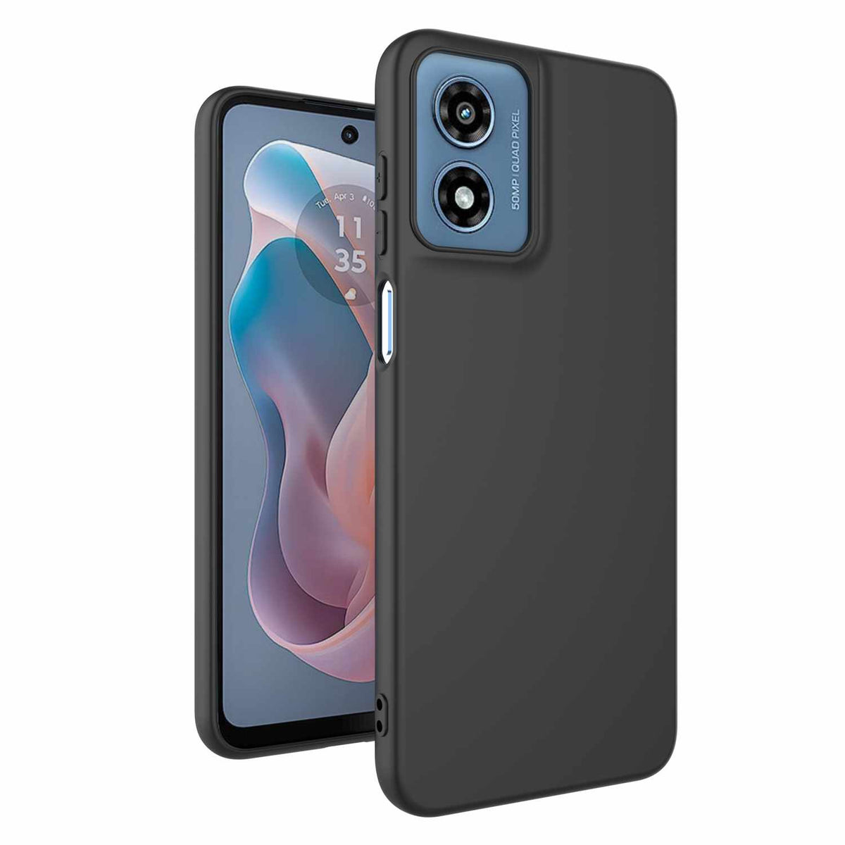 BEGSMP24 Gel Skin Case Moto G Play 2024 Black