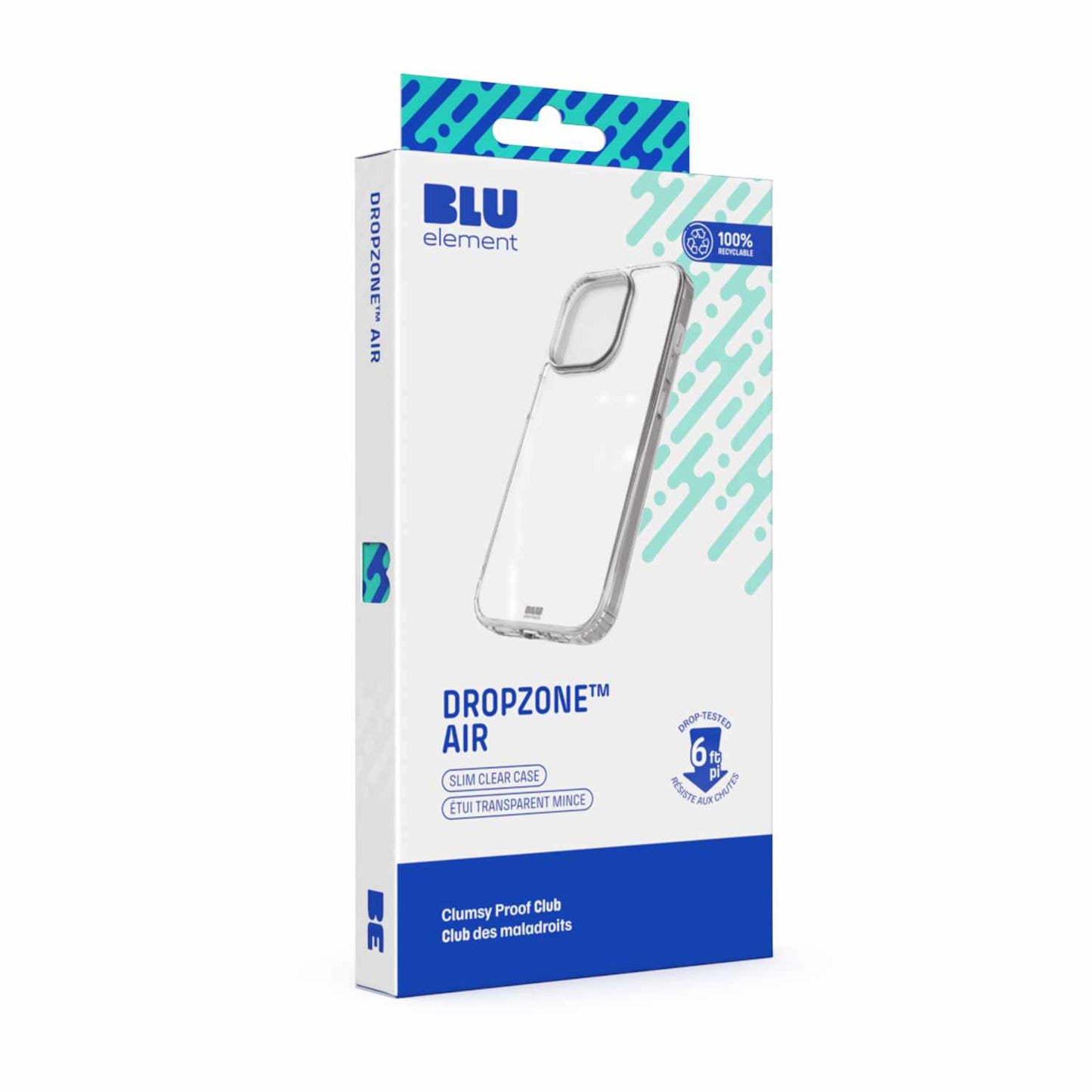 BEDAIP162 DropZone Air Case iPhone 16 Plus Clear