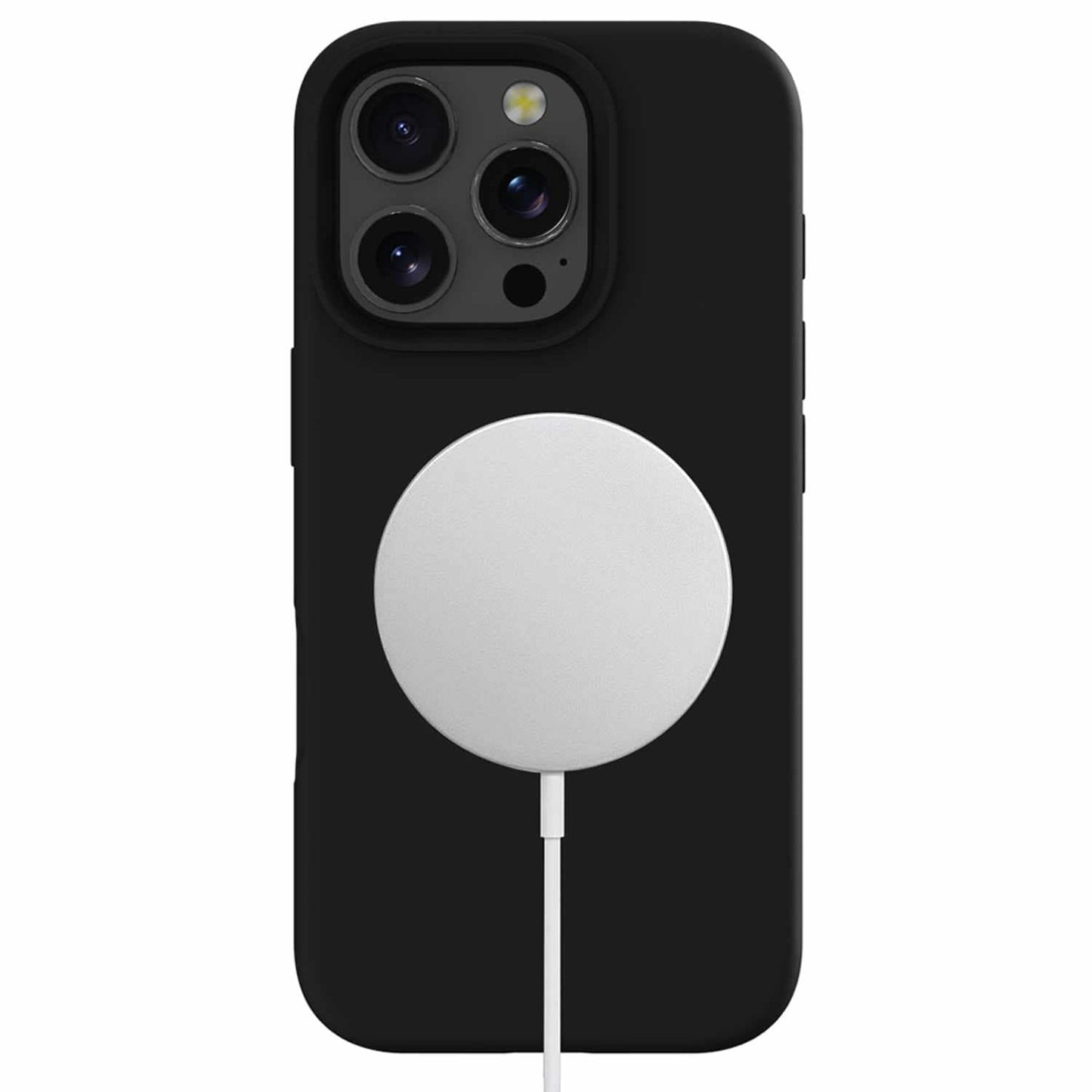 Silicone w/MagSafe Case Black for iPhone 16 Pro Max