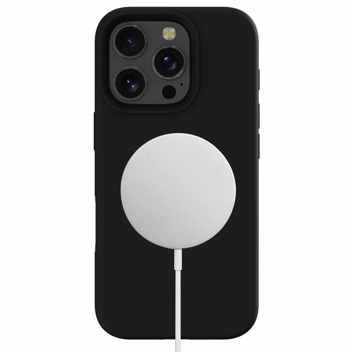 BESPIP161B4 Silicone MagSafe Case iPhone 16 Pro Max Black