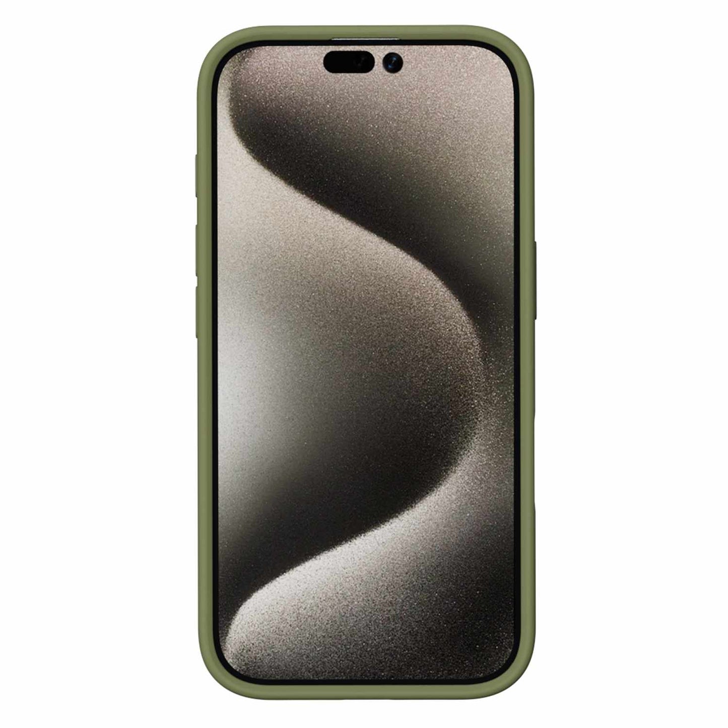 BESPIP161O1 Silicone MagSafe Case iPhone 16 Olive