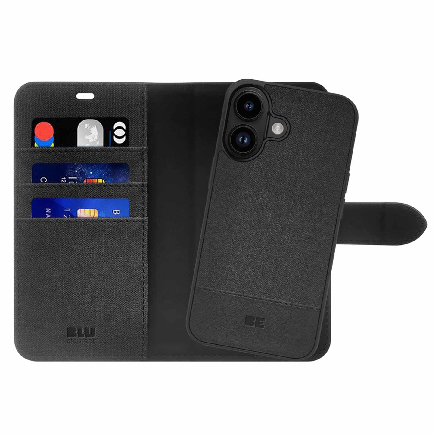 BEF2N116B1 Folio 2-in-1 Case iPhone 16 Black