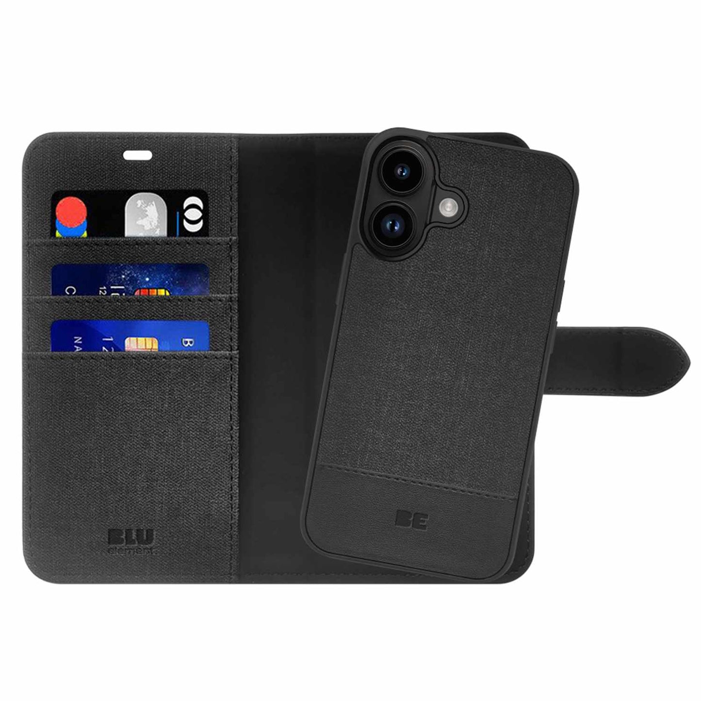 Folio 2-in-1 MagSafe Case Black for iPhone 16
