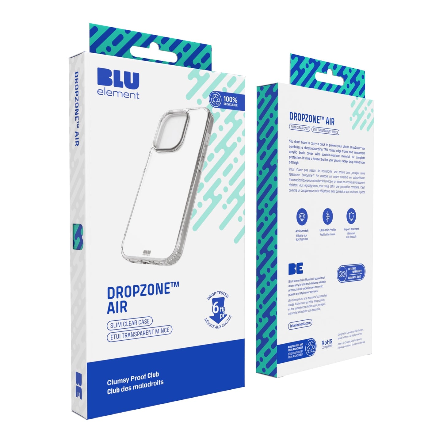 BEDASFE1 DropZone Air Case Galaxy S24 FE Clear