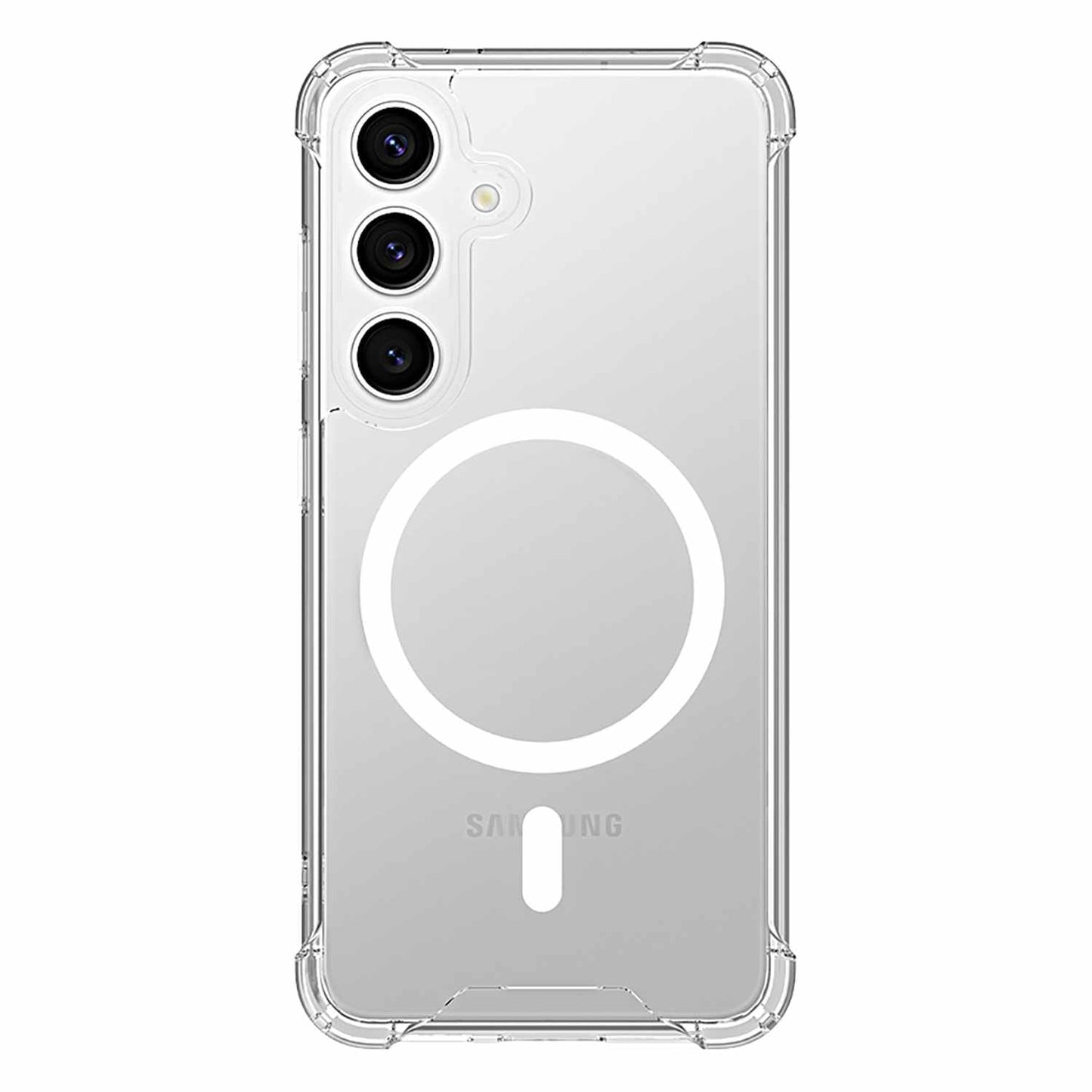 BEDZS251 Dropzone Rugged w/Magnets Case Galaxy S25/S24 Clear