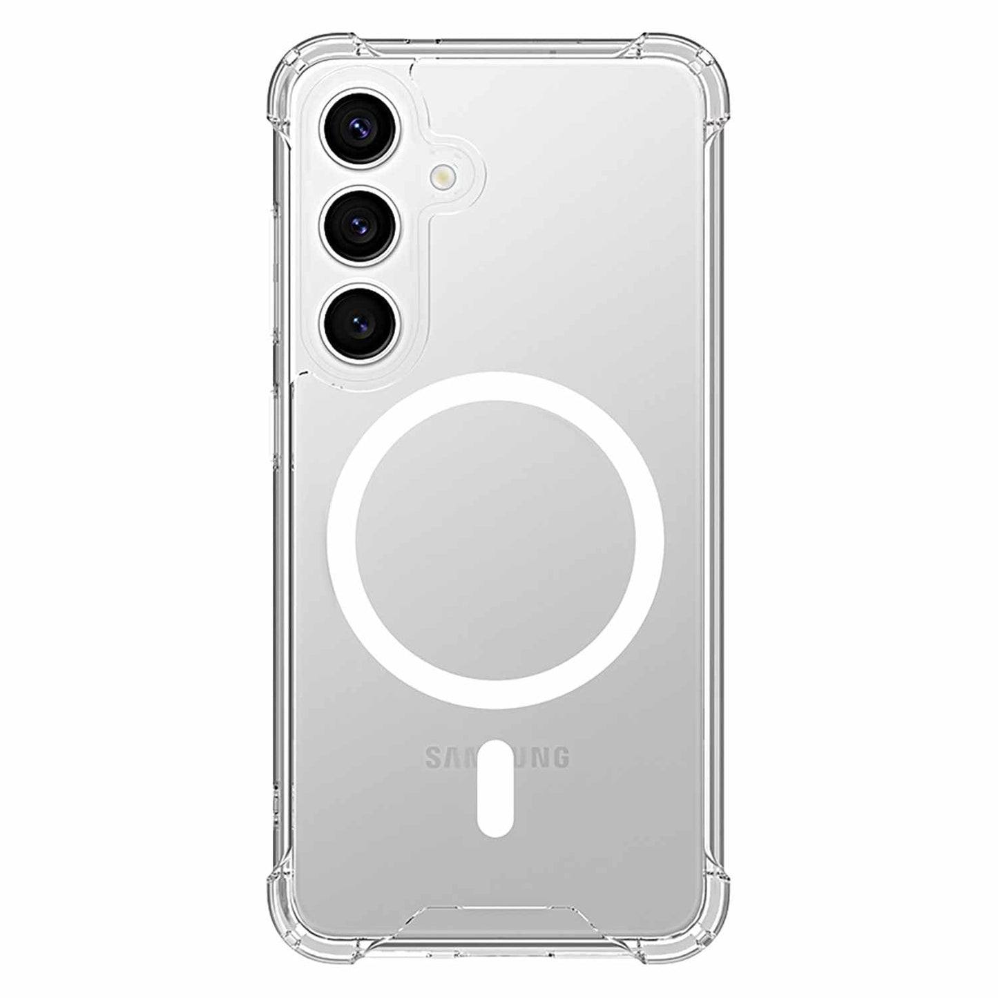 BEDZS252 Dropzone Rugged w/Magnets Case Galaxy S25+/S24+ Clear