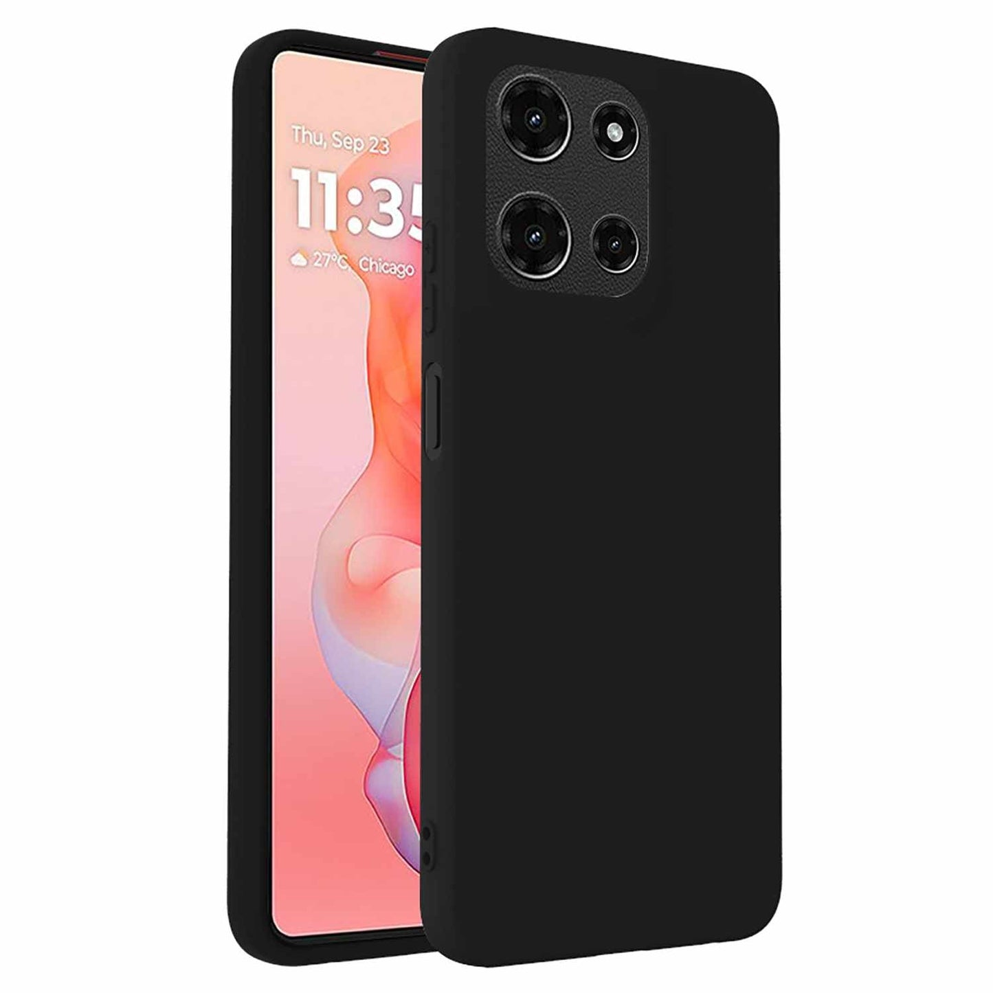 Gel Skin Case Black for Moto G 5G 2025