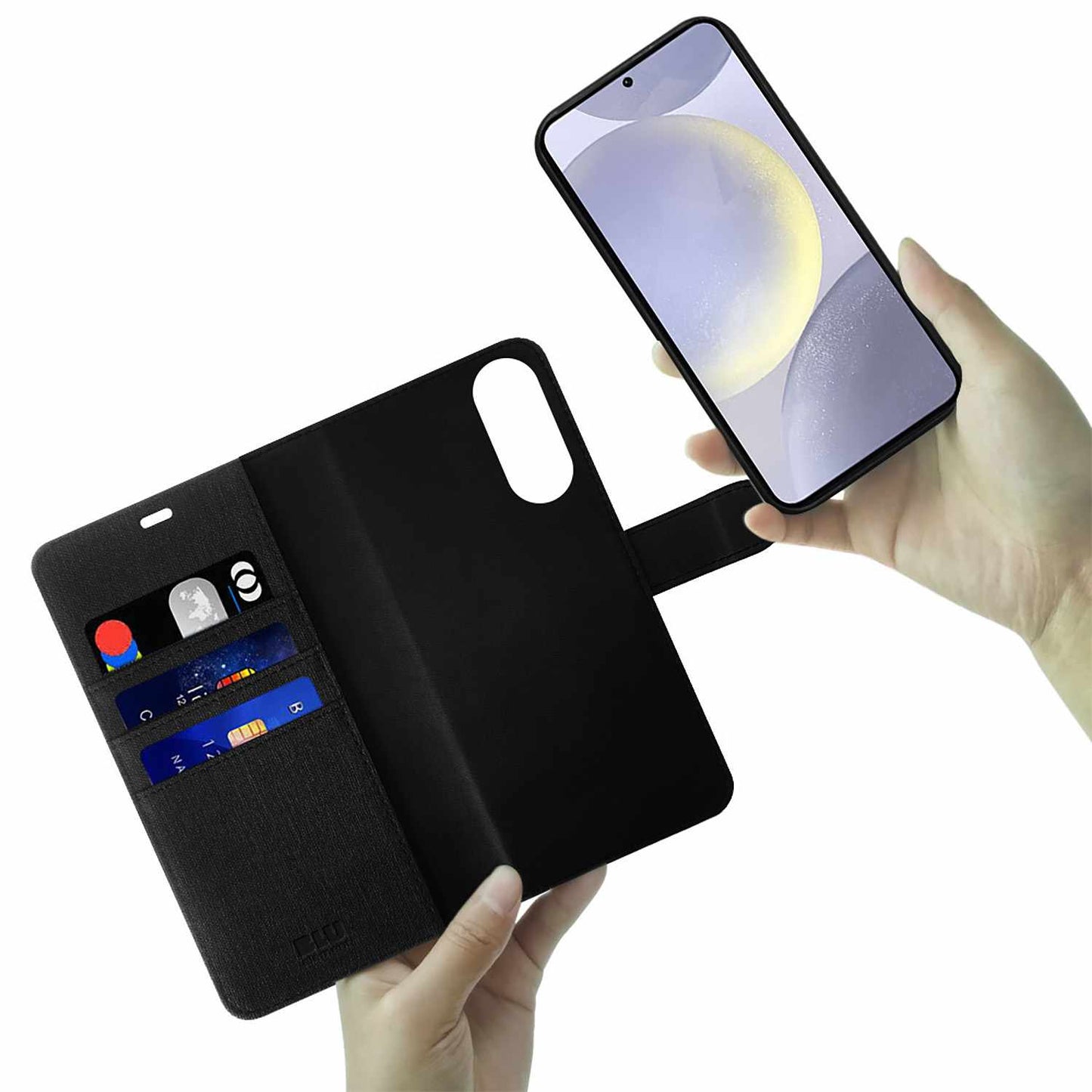 BESEDGE2 Folio 2-in-1 Case Galaxy S25 Edge Black
